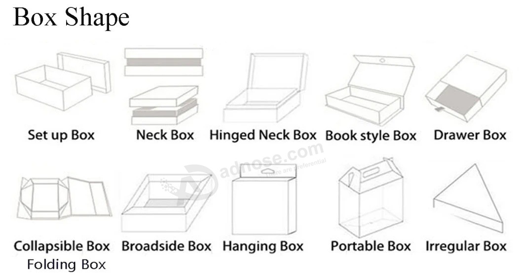 Hotstamped Logo Color Magnet Foldable Gift Box/Foldable Box/Paper Box/Paper Packaging Box