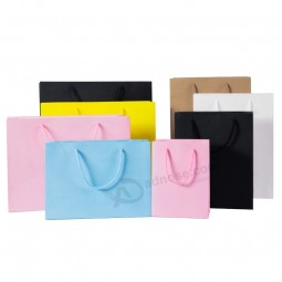 Gift Bag Customize Clothing Packaging Custom Shopping Paper Bags Manufacturer