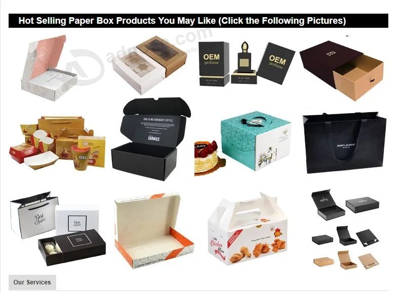 Custom Printed Logo Packaging Shopping Paper Bag with Ribbon Handles