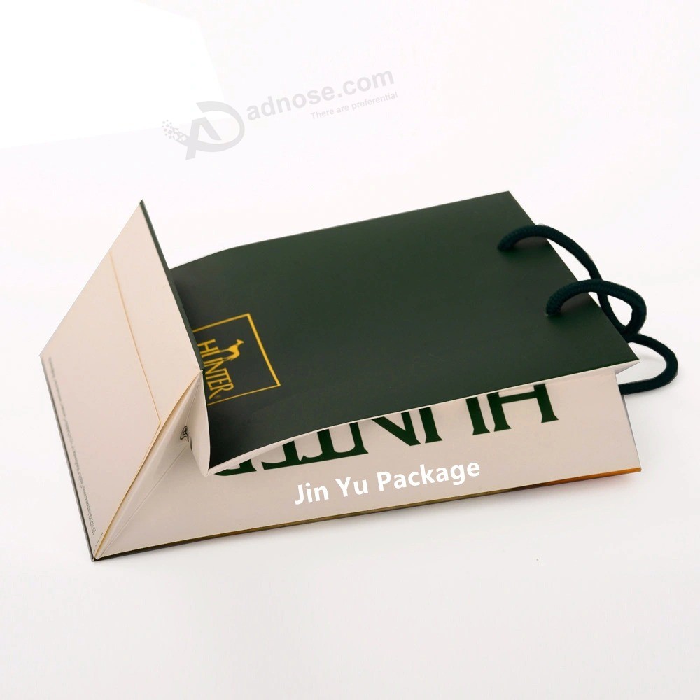 Full Color Printing Cotton Handle Paper Shopping Bag