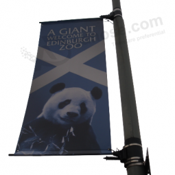 Flexible banner bracket custom outdoor indoor flexible banners street pole banner flag