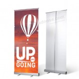 Wholesale Retractable Banners Roll up Advertising Roll Down Banner Roll Screen Stand Rollup Standee Aluminum