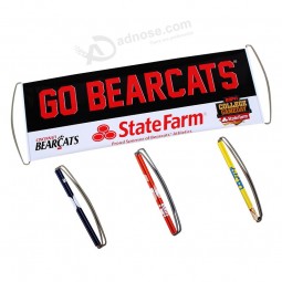 Fan cheering hand held roller banner with high quality