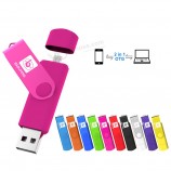 OTG USB 2.0/3.0 pen drive 4GB 8GB 16GB 32GB 64GB 128GB 1TB 2TB otg usb flash drive disk swivel memorias usb stick pendrive