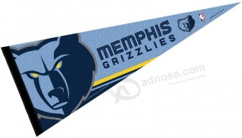 Wholesale custom high quality Memphis Grizzlies Pennant Full Size 12＂ X 30