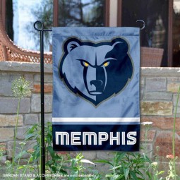 Factory custom high quality Memphis Grizzlies Double Sided Garden Flag