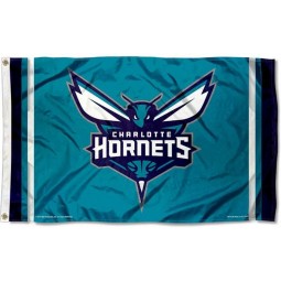 Custom high-end Charlotte Hornets 3x5 Flag