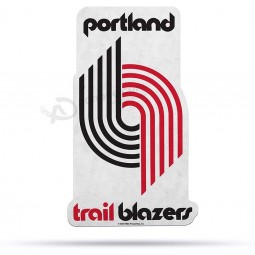 NBA Portland Trail Blazers NBA Retro Shape Cut Pennant, Team color, Item footprint: 18＂ x 18＂