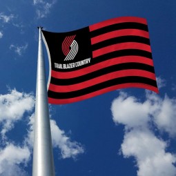 NBA Portland Trail Blazers Country 3' x 5' Country Banner Flag - Indoor or Outdoor Décor - Single Sided
