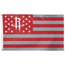 Houston Rockets NBA American Flag 3 x 5 Foot