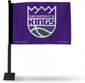 NBA Sacramento Kings Flag Car Flag Including Pole