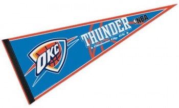 NBA Oklahoma City Thunder WCR63849812 Carded Classic Pennant, 12＂ x 30＂