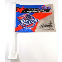 NBA Champions Detroit Pistons Automobile Car Window Fan Flag