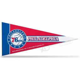 NBA Philadelphia 76ers 8-Piece 4-Inch by 9-Inch Classic Mini Pennant Décor Set