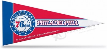 NBA Philadelphia 76ers 8-Piece 4-Inch by 9-Inch Classic Mini Pennant Décor Set