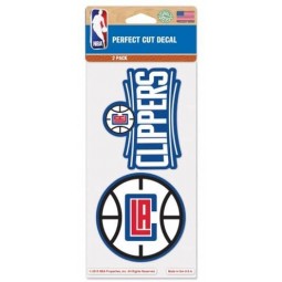 NBA Los Angeles Clippers flag 4-by-8 Die Cut Decal with high quality