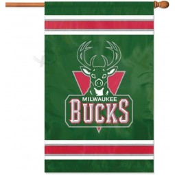 NBA 28＂ x 44＂ Premium Banner Flag, Milwaukee Bucks Flag Sports Wall Décor for Home, Office & Fan Cave