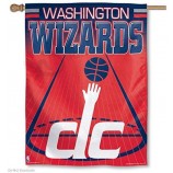 Washington Wizards 88754014 Vertical Flag, 27＂ x 37＂, Black