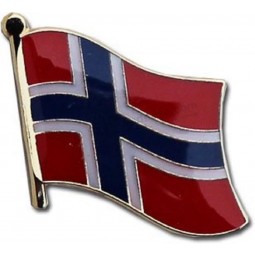 Wholesale Pack of 3 Norway Country Flag Bike Hat Cap lapel Pin