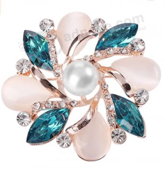 Costume Jewelry for Women Flower Brooch Pins for Women Fashion Crystal Broches Vintage Jewelry Broche Pins