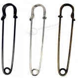 6 PCS 4 Inch Large Electroplating Alloy Bright Metal Safety Pins Scarves Buckle Shawl Clip Jewelry Brooch DIY Accessories for Clothing Locking Ornamen