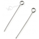 E-outstanding 200pcs 25mm Silver-Plated Metal Alloy Eye Head Pins Jewelry Making Accessories DIY Pendant Supplies