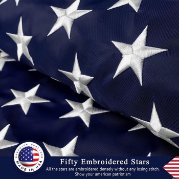 The Top 3x5 ft American Flag for Outside, Made in USA Flag