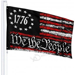 We The People 1776 Vintage USA Flag Banner Flags Garden Flag Home House Flags Parade Flag Outdoor Flag USA Flag 3x5 Ft