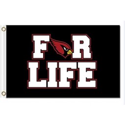 Arizona For Life Sports Football Flag Banner 3X5 FT