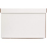 Storage and Filing Boxes with Lid and Handles, Legal/Letter Size, 16.2 x 12.5 x 10.5 Inches, Basic Duty - Pack of 20