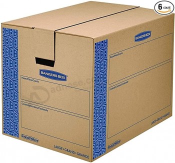 SmoothMove Prime Moving Boxes, Tape-Free, FastFold Easy Assembly, Handles