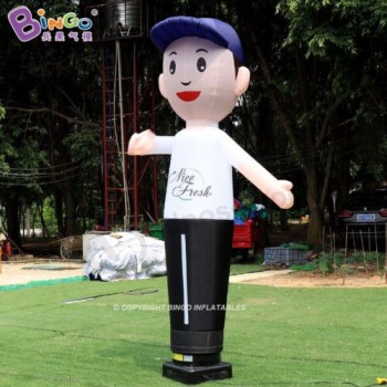 Personalized 2.7mH Inflatable balloon Waving Air Dancer Advertising balloon deco