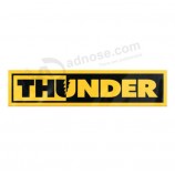 Thunder Trucks Lightning Bolt Skateboards Sticker Decal 5" x 1" Black Yellow