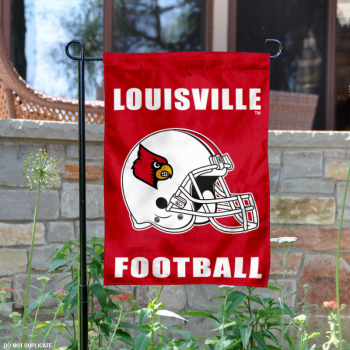 University of Louisville Football Helmet Garden Flag Yard Banner