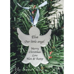 Personalised Christmas Tree Bauble Decoration Ornament Secret Santa Xmas Gift