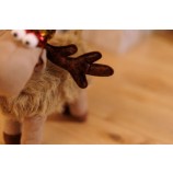 Christmas Reindeer Decoration Plush Fluffy Novelty Rudolph Home Fabric Xmas Gift