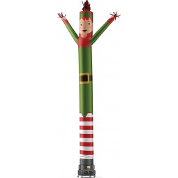 Holiday Themed 20 Feet Tall Air Dancers Wacky Waving Inflatable Tube Man Attachment (No Blower)