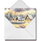 72 Snowy Town Greeting Cards Greeting Cards Christmas Cards Assortment with Envelopes for Holiday season