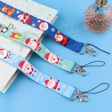 Cute Keychain Lanyard for Women Men Christmas Theme Key Chain Holder Lanyard Strap Cruise Lanyard for Ship Cards