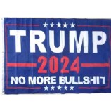 No More Bullshit 2024 Trump 3x5 Feet MAGA Nation USA KAG Republican U.S. Flag