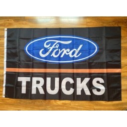 Ford Trucks Flag 3x5 ft Banner Car Truck Racing Show Logo Garage Wall Decor Sign