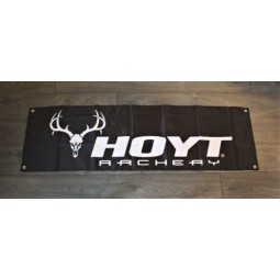 Hoyt Archery Banner Flag 1.5 x 5 Bow & Arrow Archer Man Cave Hunting Sports yy