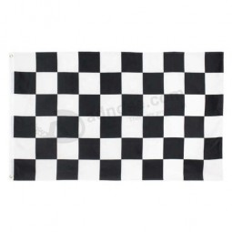 Checkered Flag 3x5ft 36" X 60" Nascar Racing Black White Free Shipping Garage