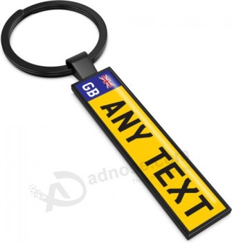 Personalised keyring keychain key chain your car number plate+ special artwork