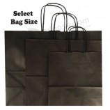 Black Paper Gift Bags ~ Boutique Shop Party Bag ~ Size Small Medium Large