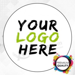 LOGO Printed Round Stickers - Custom Logo labels - postage labels -Personalised