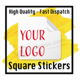 Printed LOGO Stickers Square Custom Logo labels & postage labels - Personalised