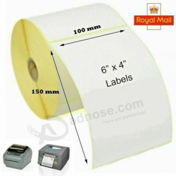 4x6" 100x150mm Direct Thermal Labels 250/roll Zebra Toshiba Citizen 6x4 CHEAPEST