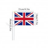 Hand Waving Flags Bunting Flags Union Jack Flag Queen's Platinum Jubilee