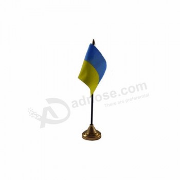 Ukraine Table Desk Flag - 10 x 15 cm National Country Hand Europe